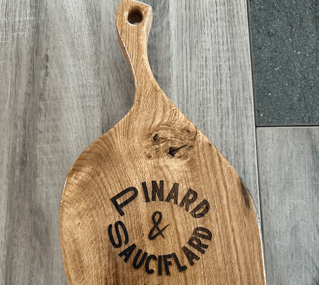 Planche en chêne personnalisable t2 (25/30cm) 